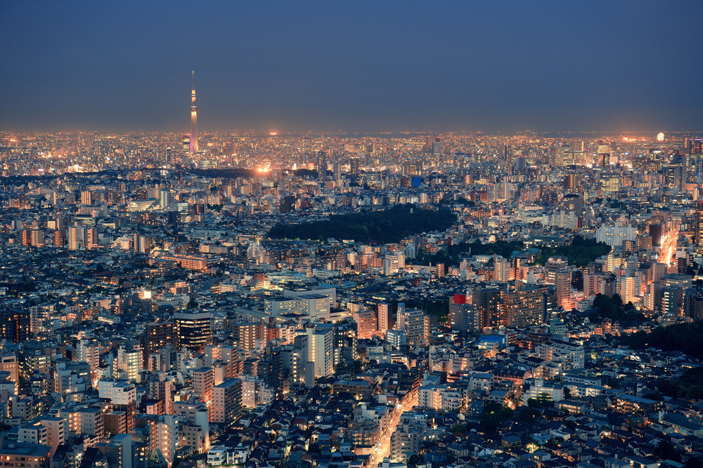 Tokyo at night